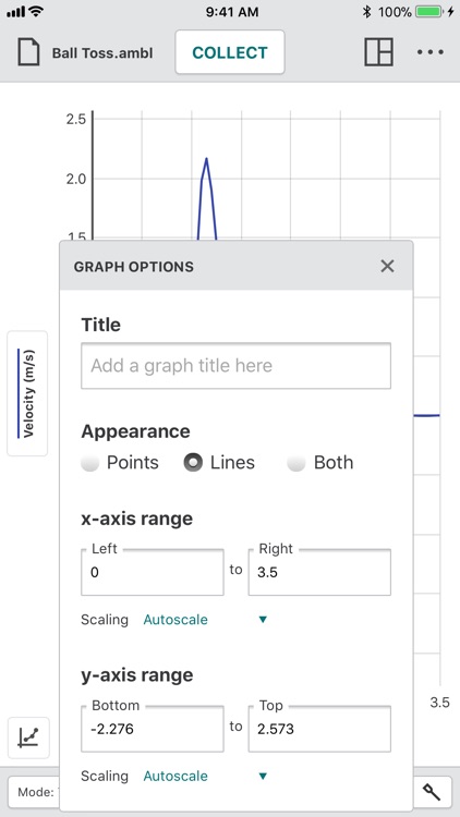 Vernier Graphical Analysis screenshot-3