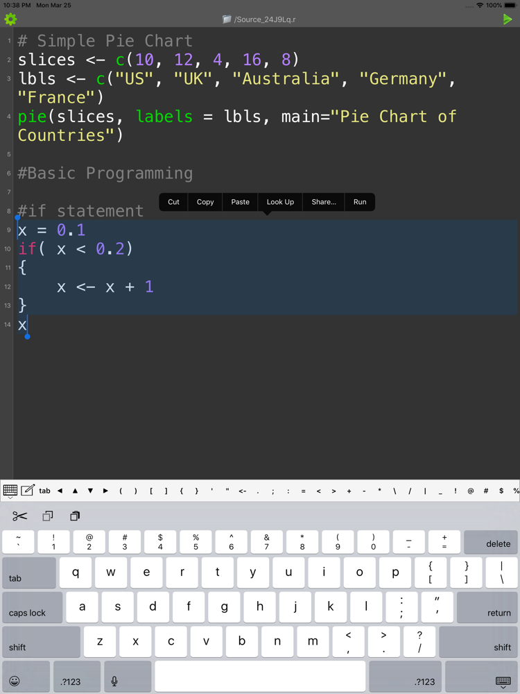 R Programming Compiler App for iPhone - Free Download R Programming ...