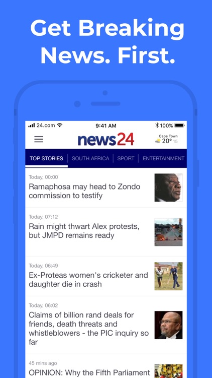 News24: Breaking News. First.