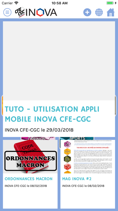 INOVA CFE-CGC screenshot 2