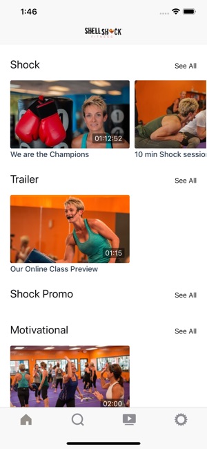 Shell Shock® Fitness TV