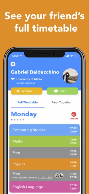 FreeHour - Shared Timetable(圖2)-速報App