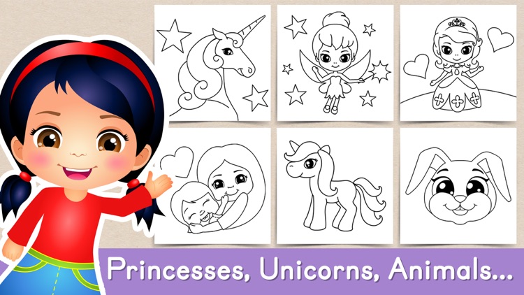 Tashi Coloring Games for Kids screenshot-6
