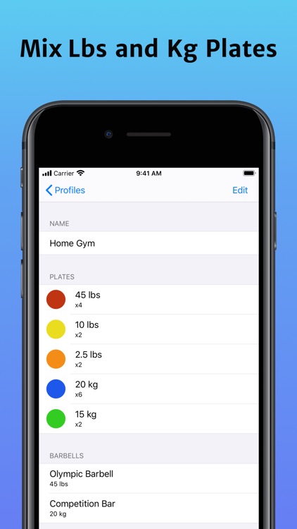 BarLoad Plate Calculator