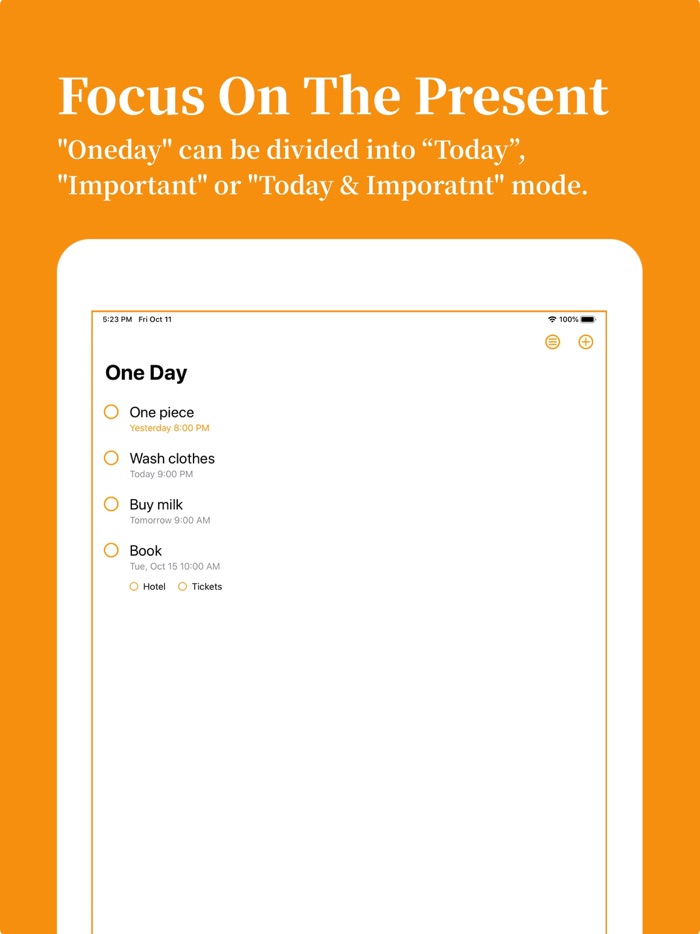 Tododay Reminders,Tasks,List