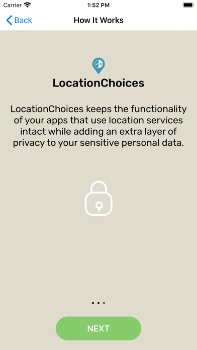 LocationChoices screenshot 2