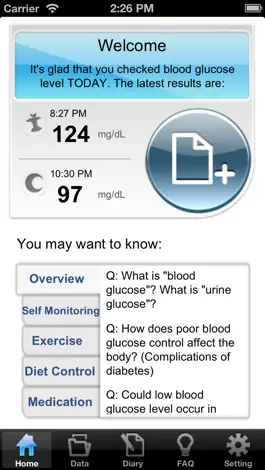 Game screenshot URIGHT Diabetes Manager mod apk