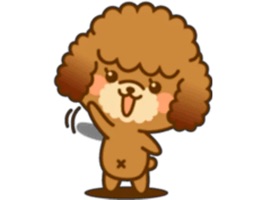 Cute Poodle Sticker Pack