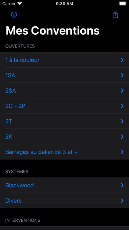 Mes Conventions de Bridge screenshot-3