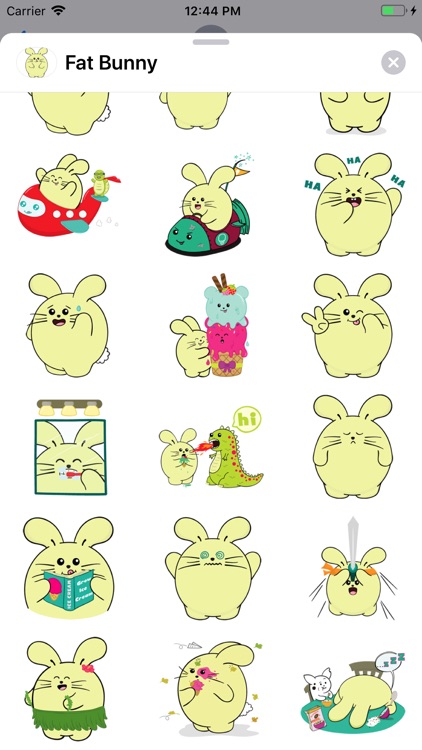 Fat Bunny Sticker Pack