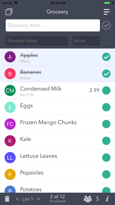 How to cancel & delete Groceery from iphone & ipad 4