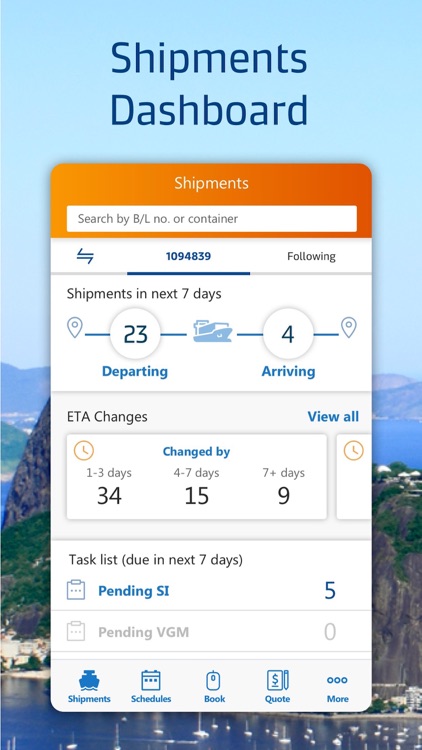 Safmarine Shipment