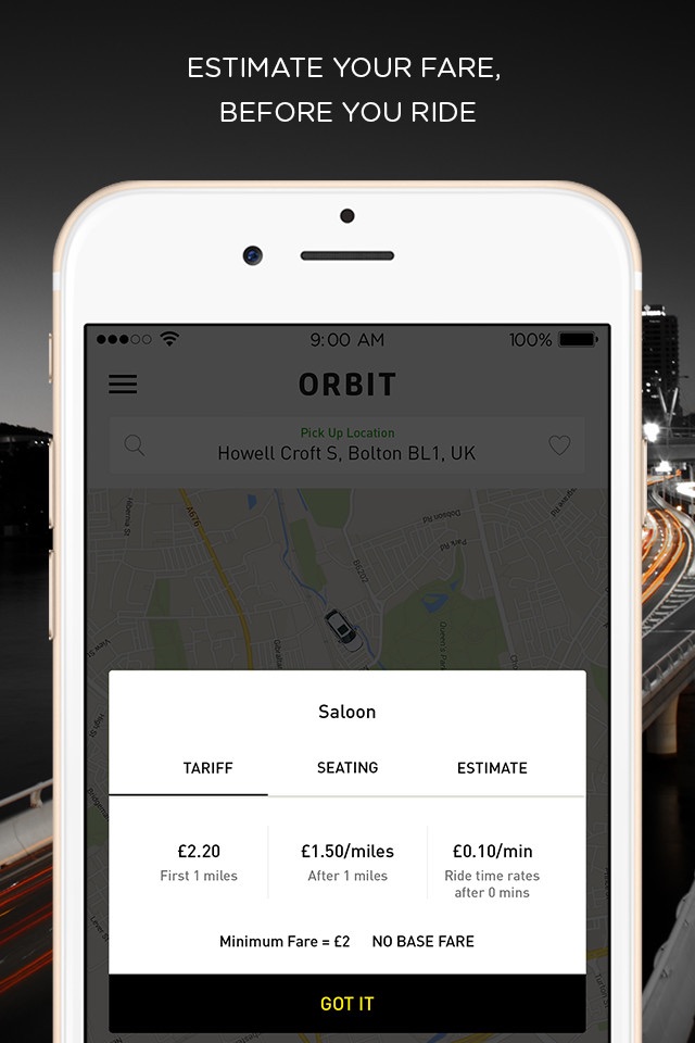 Orbit Taxi & Delivery screenshot 4