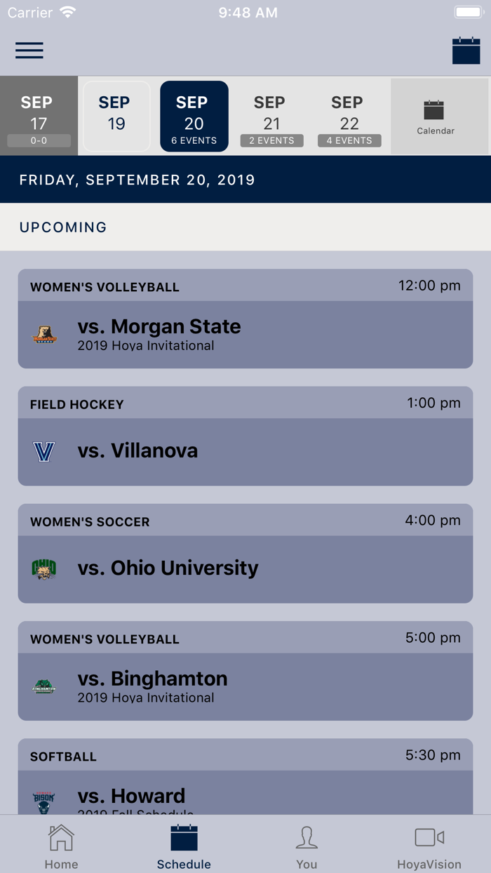 Georgetown Hoyas Gameday Live