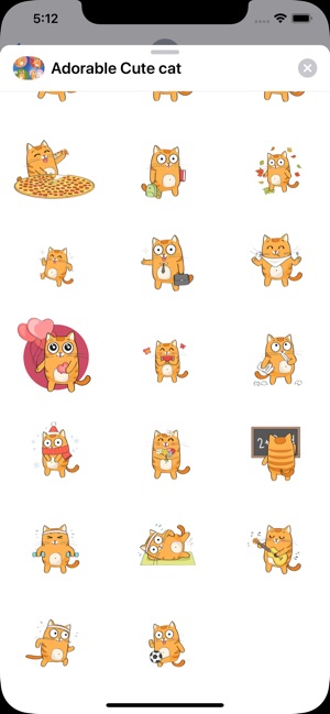 Adorable Cat Stickers HD(圖3)-速報App