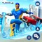 Are you ready to enter the Open world Snow Town to fight against all Vegas Gangs who can destroy the peace of the Gangster City of this Snow Storm Super Ice Hero: City War Games or Ice Superhero Games