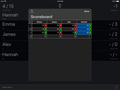 Scorepad for Wizard screenshot 3