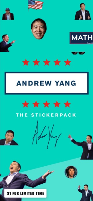 Yang Gang Stickers - Andrew Y.