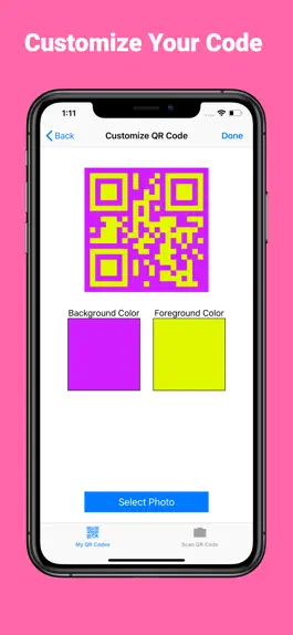 Game screenshot Custom QR Code Creator apk