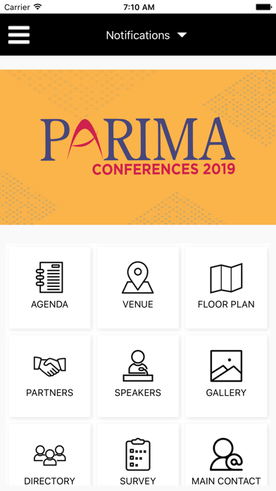 PARIMA Conference screenshot 4