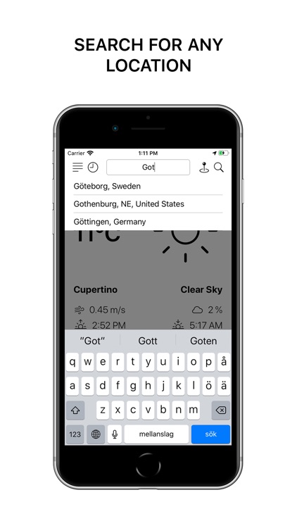 Minimalistic Weather App screenshot-3