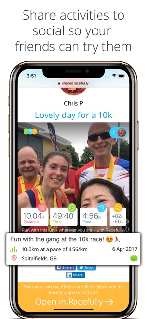 Racefully GPS activity tracker(圖7)-速報App
