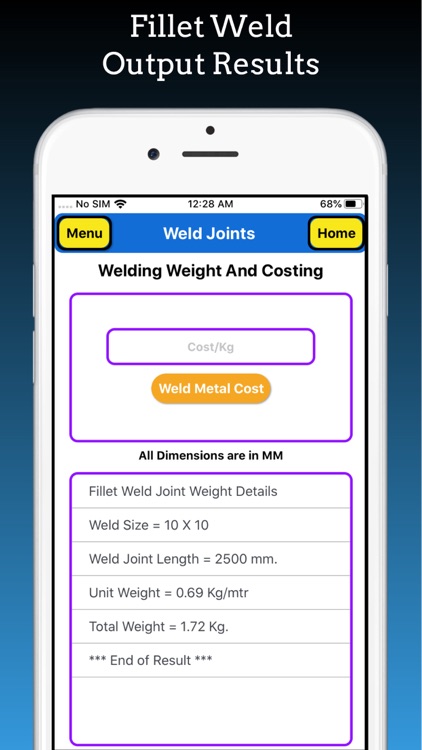 Welding Weight Calculator Pro