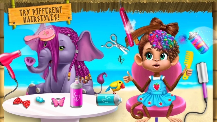 Jungle Animal Hair Salon 2 screenshot-4