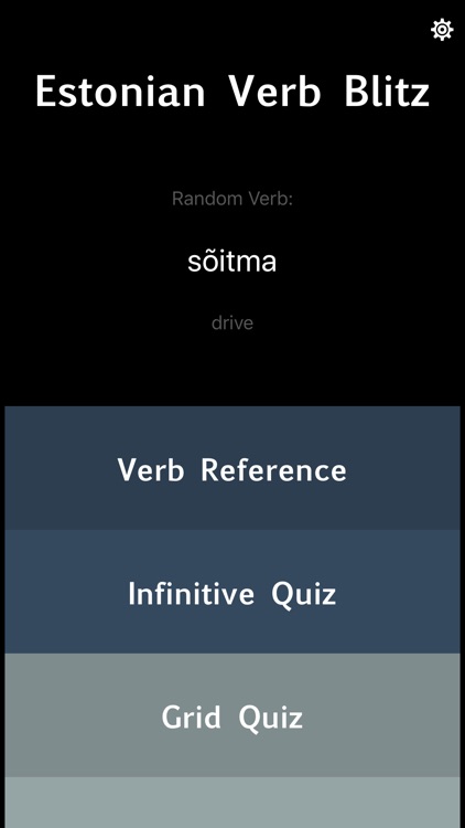 Estonian Verb Blitz