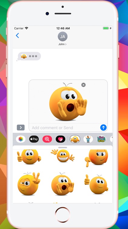 Kolobanga Sticker For iMessage screenshot-3