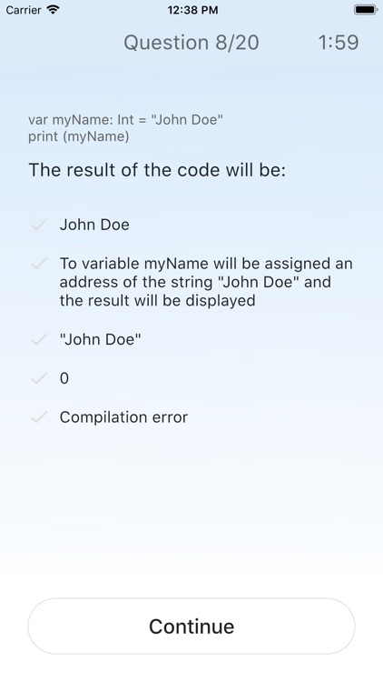 DevQuiz - programming IQ tests screenshot-3