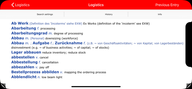 Dictionary Logistics DE-EN(圖4)-速報App