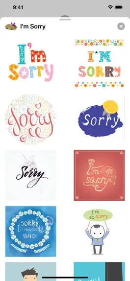 Game screenshot I'm Sorry Stickers mod apk