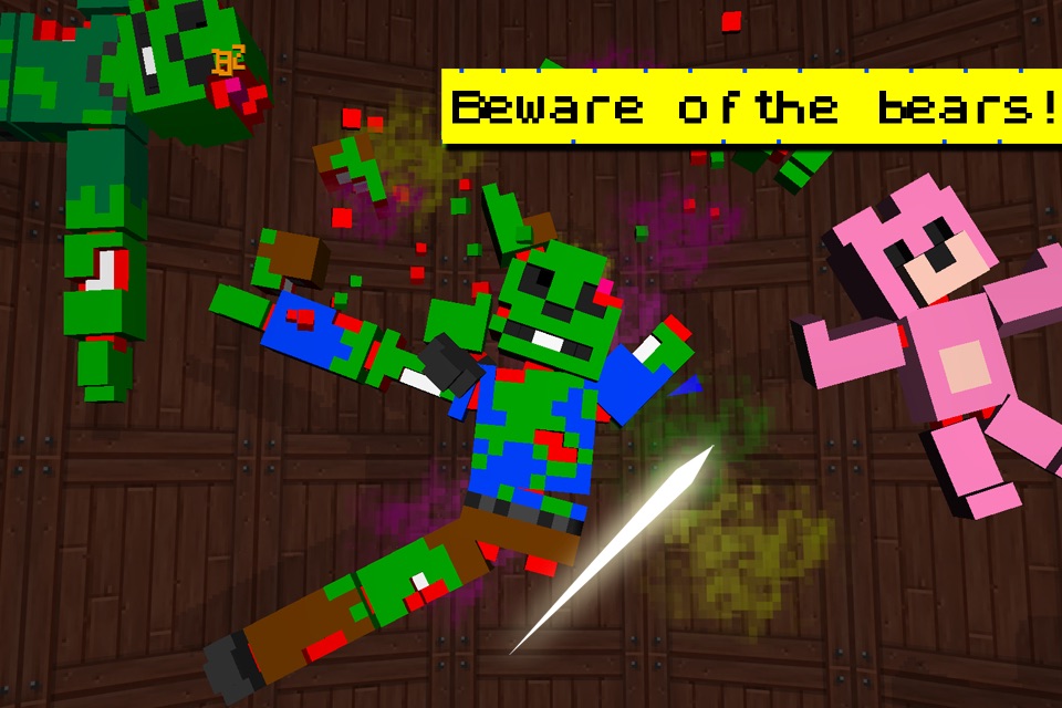 Zombie Slicer Ninja Craft screenshot 3