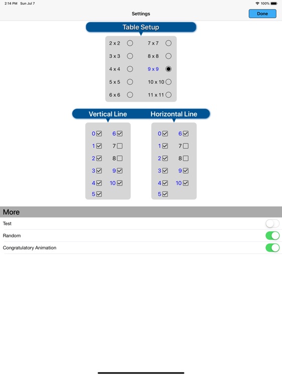 Addition Table Puzzle