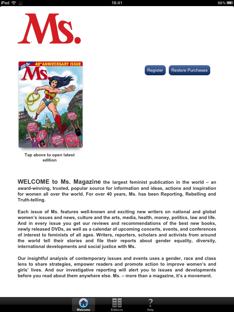 Ms. Magazine screenshot 3