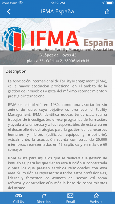 IFMA-Spain screenshot 4