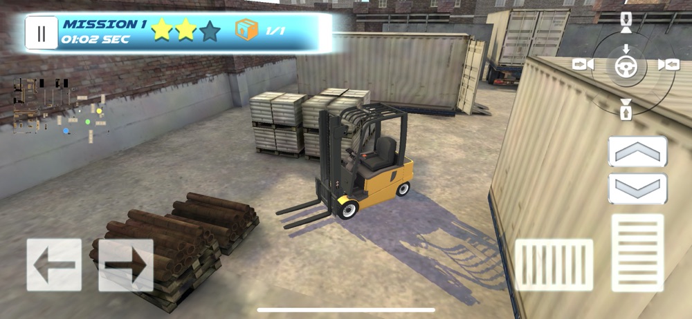 3D Forklift Parking Challenge