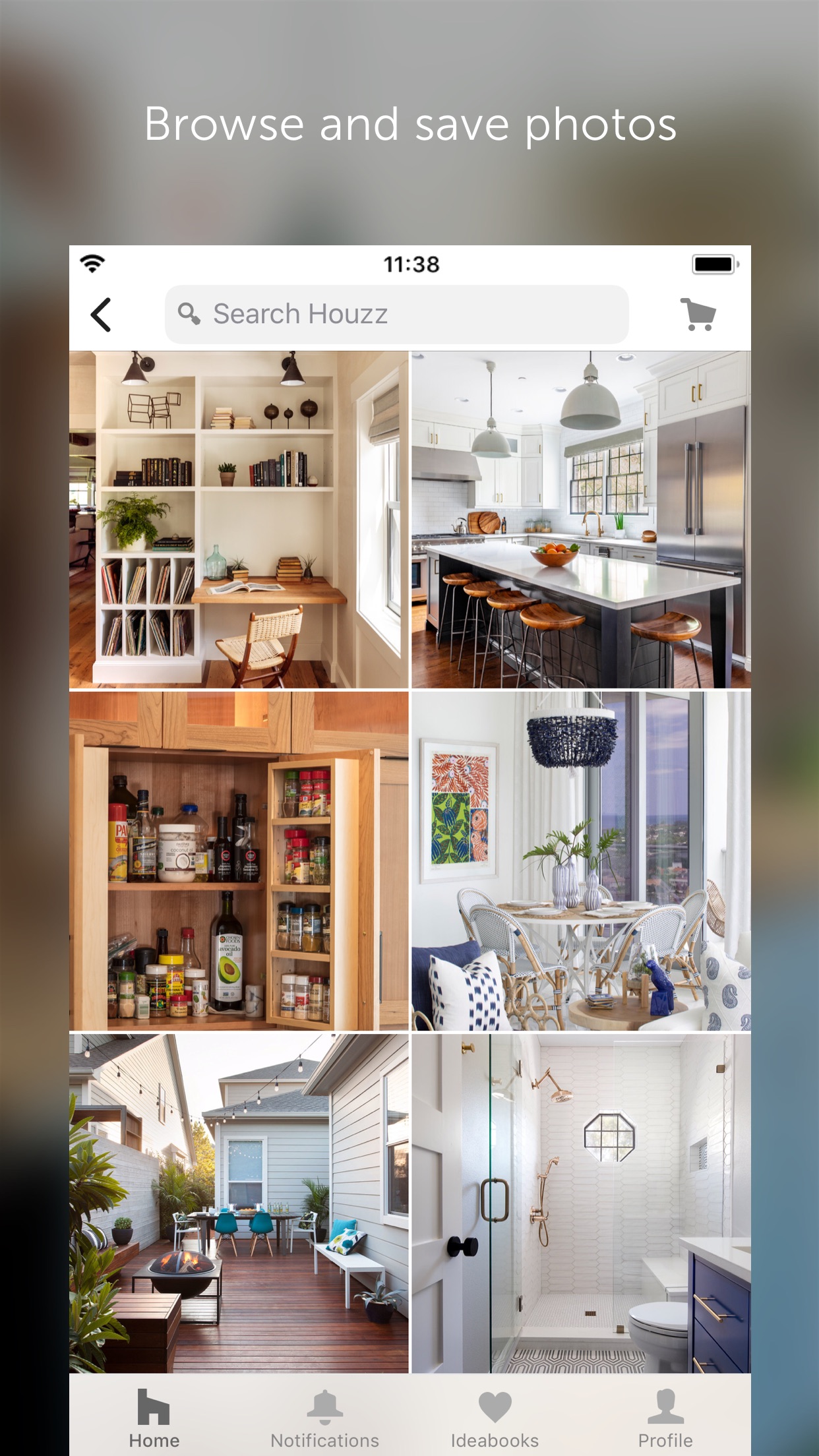 Screenshot do app Houzz - Home Design & Remodel