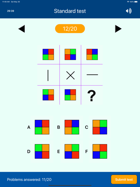 Cheats for Logical IQ Test