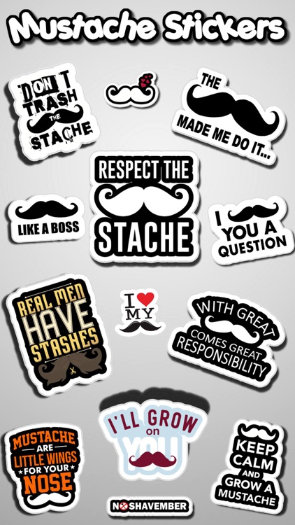 Moustache - Mustache Stickers