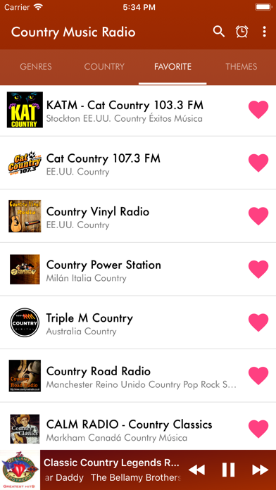 Country Music Radio app screenshot 3