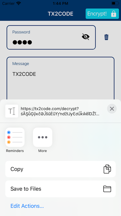 TX2CODE screenshot 4