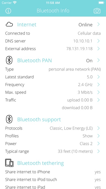 Bluetooth Info screenshot-0