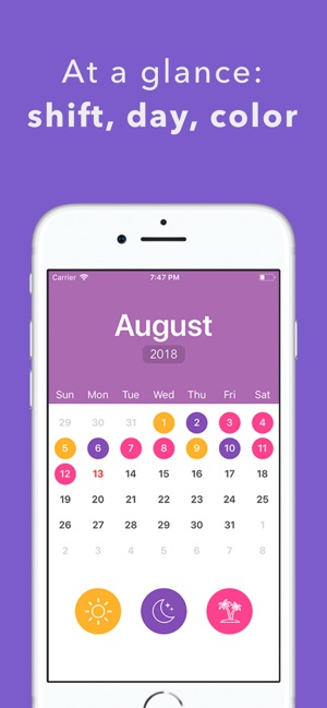 Shift planning - Work calendar(圖3)-速報App