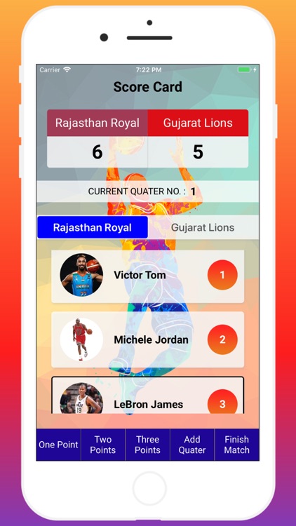 Basketball Score-Card screenshot-6