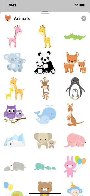 Cute Animal Friends Stickers(圖2)-速報App