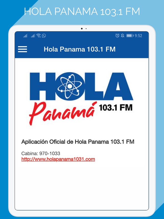 Hola Panama 1031 FM en App Store