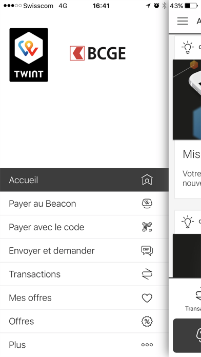 BCGE Twint screenshot 3