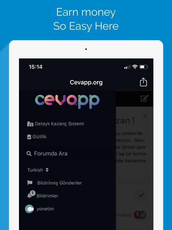 Cevapp.org screenshot 2